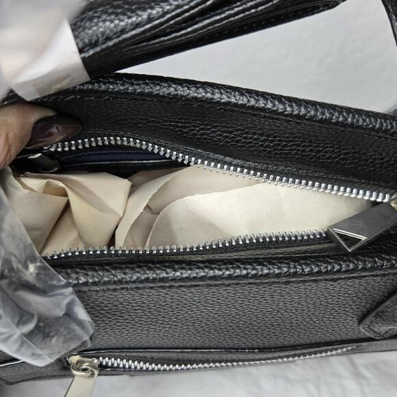 French Connection Fritz Square Satchel NWT Textured - Picture 3 of 3